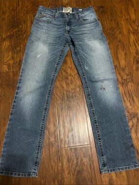 Ariat Men's Faded Blue Straight-Leg Jeans 30x34